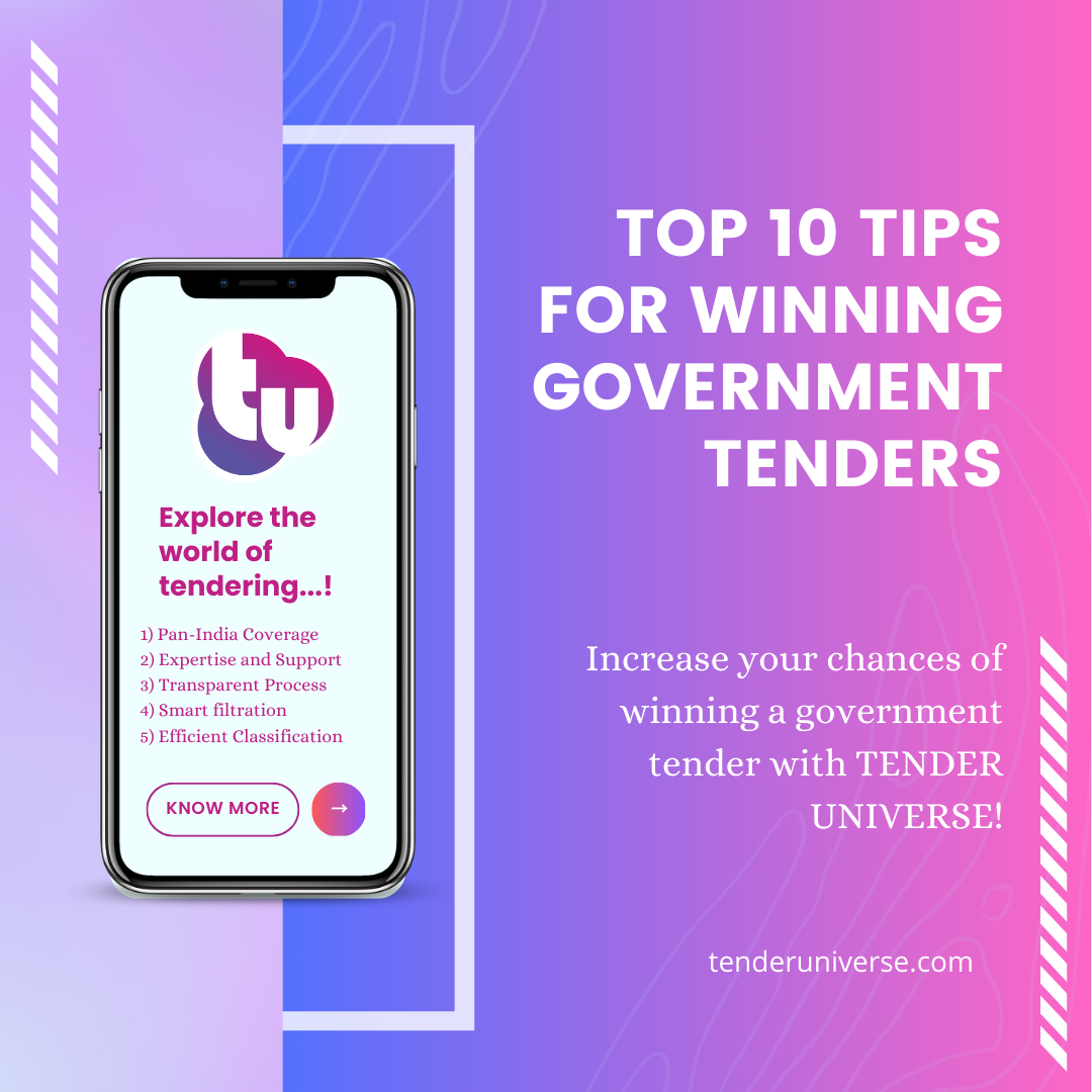 Top 10 Tips for Winning Government Tenders